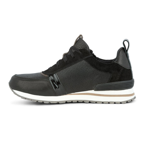 Retro-Sneaker, Schwarz, Green Comfort