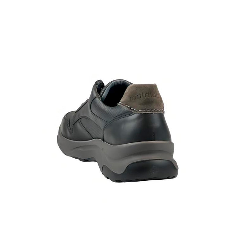 Herrensneaker, Schwarz, Waldläufer