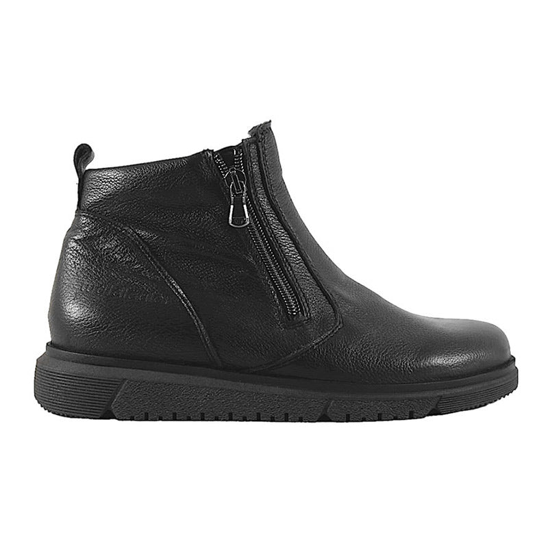 Kurzer Damenstiefel, Schwarz, Waldläufer