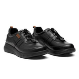 Damesko med letluk, Sort, New Feet - Seniorshop