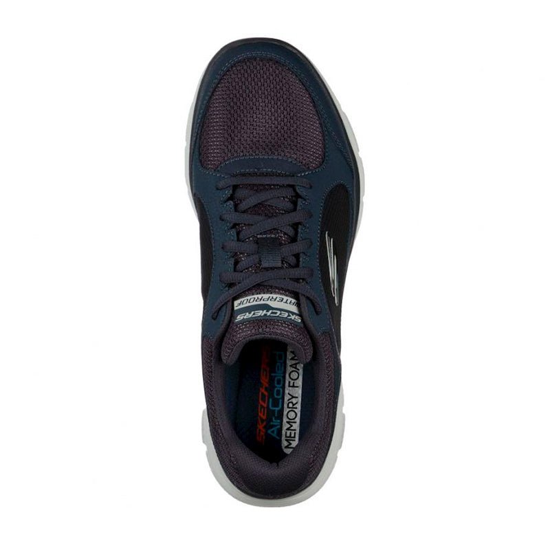 Skechers vandtæt herresneaker - Blå - Seniorshop