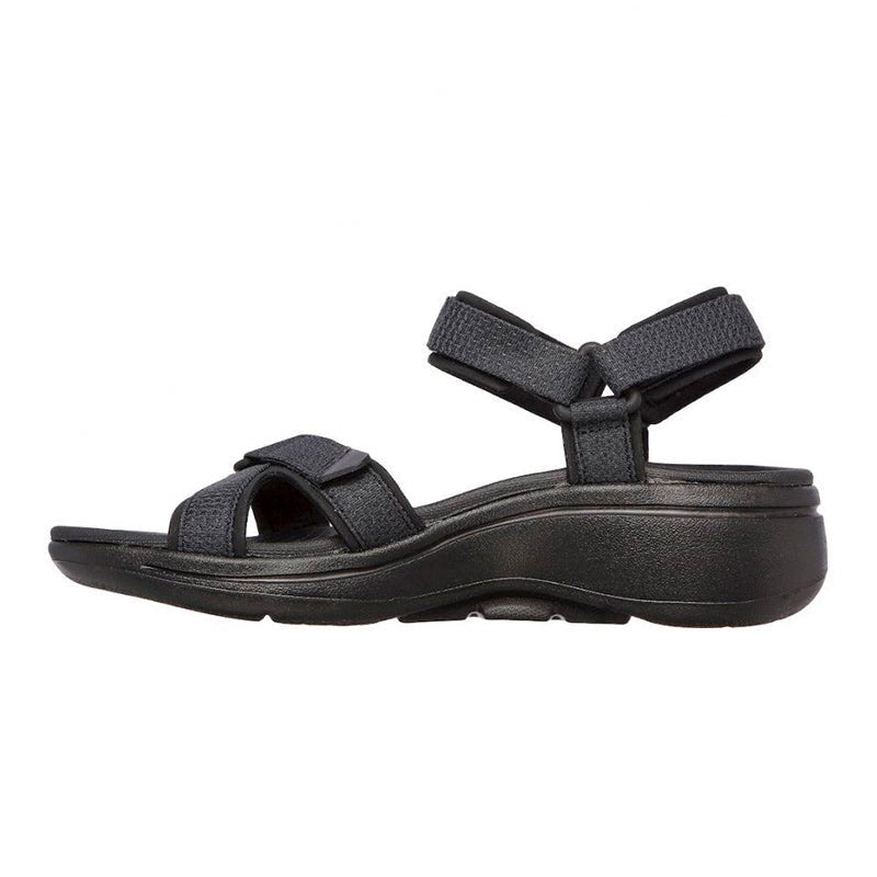 Skechers damesandal - Sort - Seniorshop