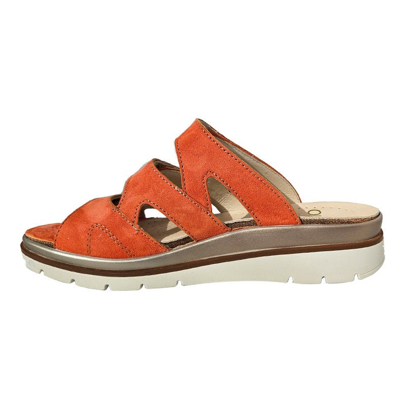 Fidelio dameslipper - Rustrød - Seniorshop