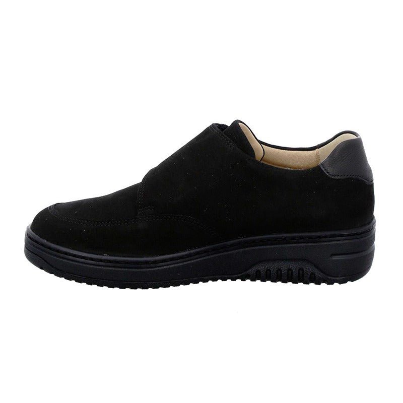 Hartjes bred damesko - Sort - Seniorshop