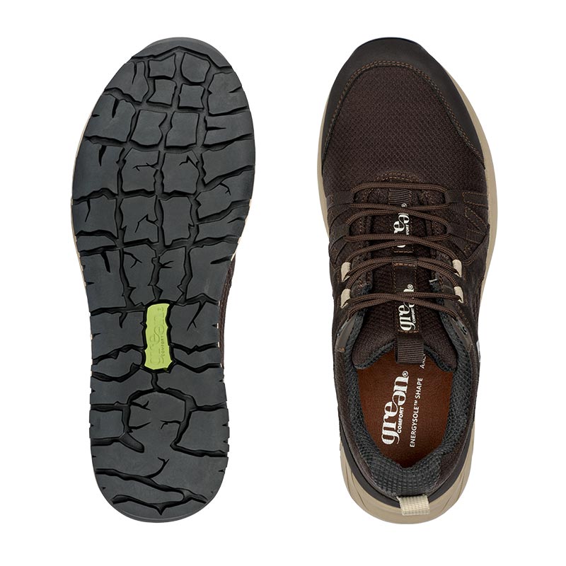 Green Comfort outdoor herresko - Brun