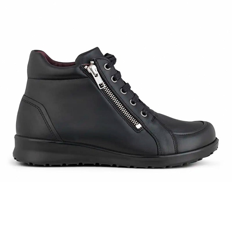 Niedriger Damenstiefel, Schwarz, New Feet