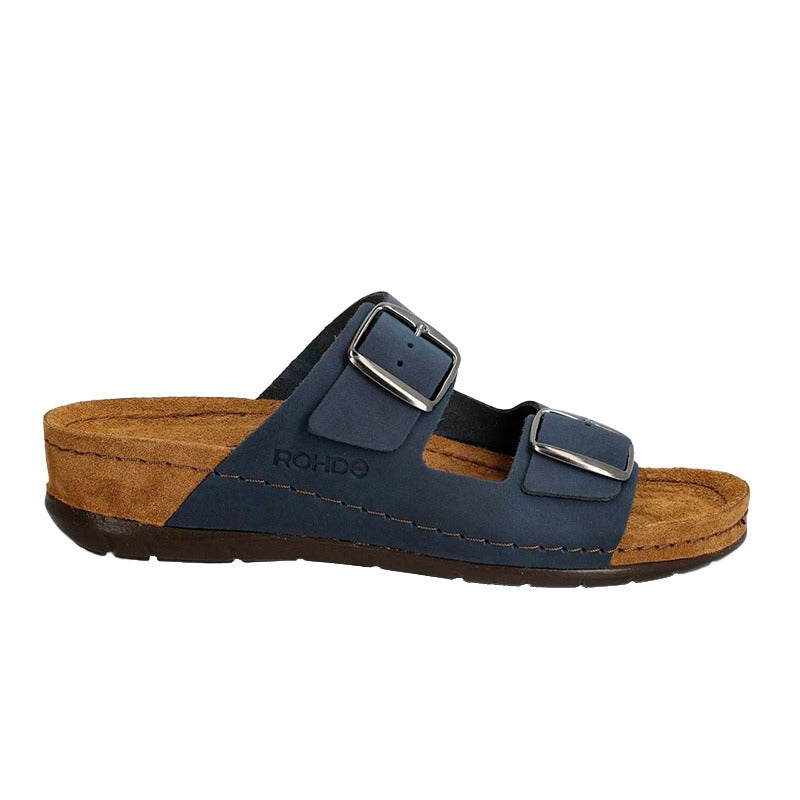 Damen-Sandale, Marineblau, Rohde