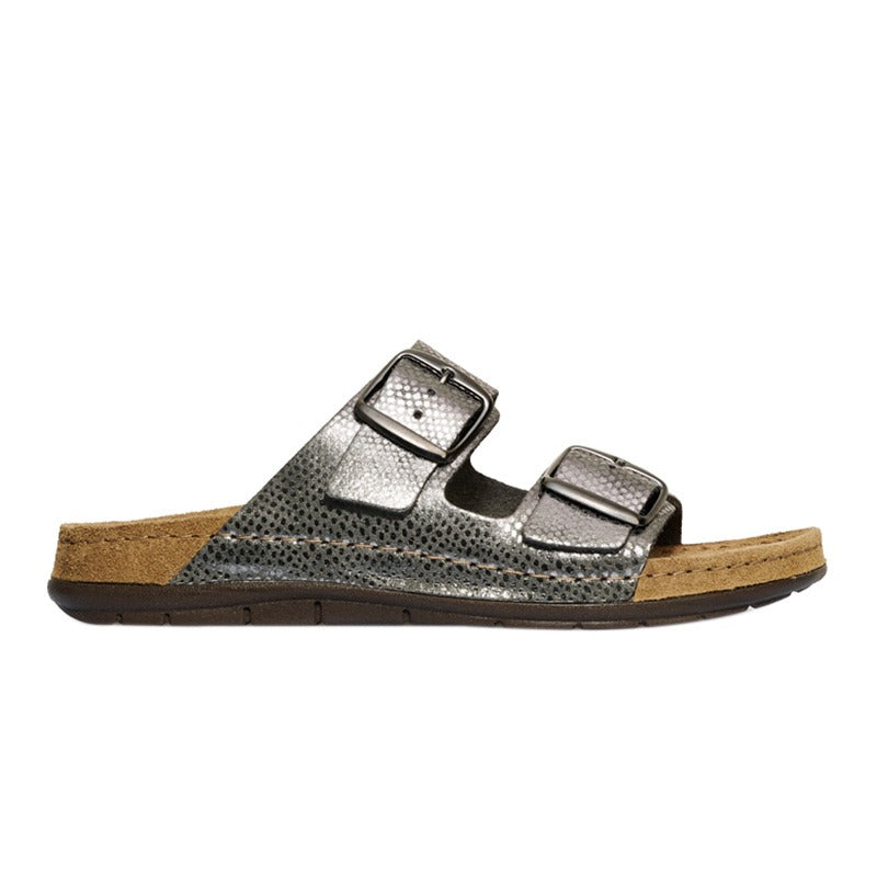 Rohde damesandal -Metallic