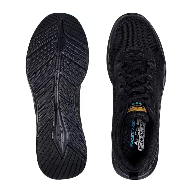Skechers vandtæt herresneaker - Sort
