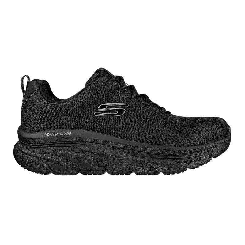 Wasserdichter Damensneaker, Schwarz, Skechers