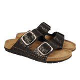 Damen-Slipper, Schwarz, Rohde