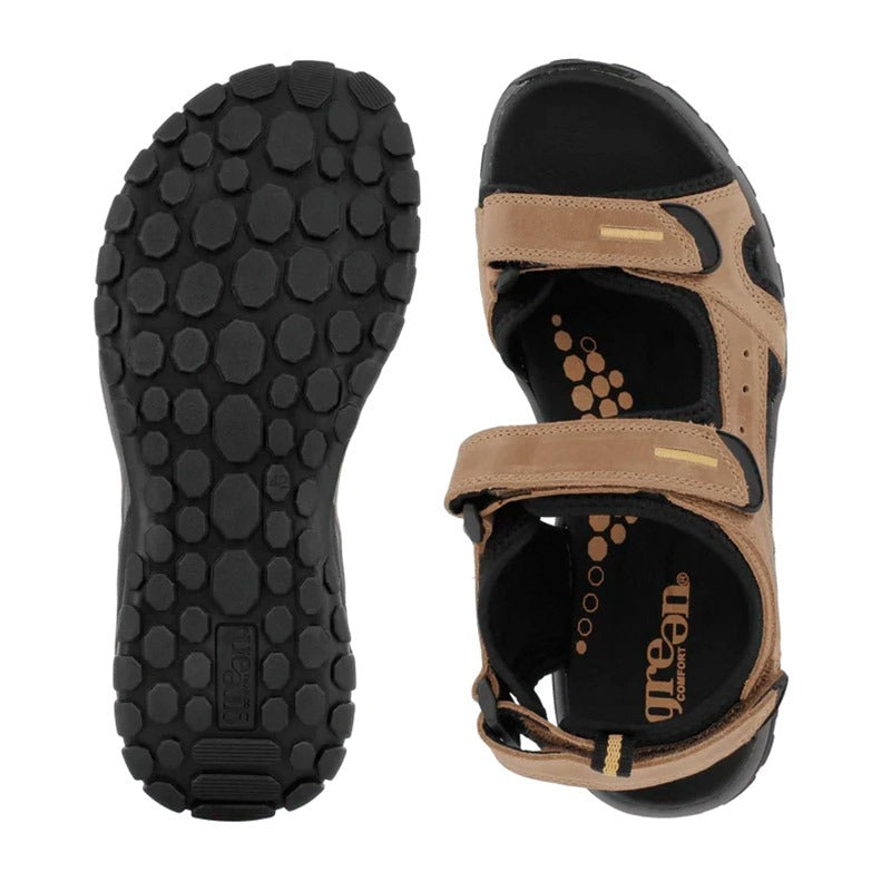 Green Comfort slidstærk herresandal - Sand