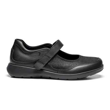 New Feet ballerina med stretch - Sort - Seniorshop