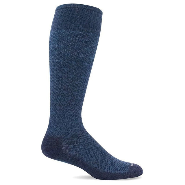 Støttestrømpe til herrer - Featherweight Navy - Seniorshop