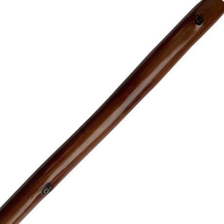Stock, Spazierstock aus rotbraunem Kastanienholz