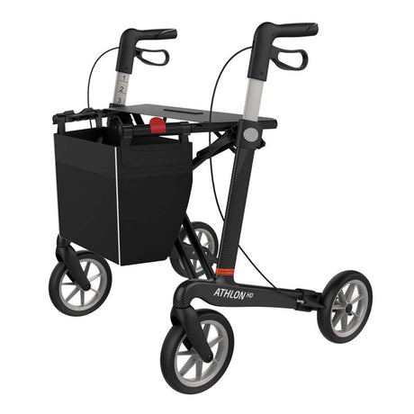 Rollator, ATHLON HD, Schwarz - Breites Modell