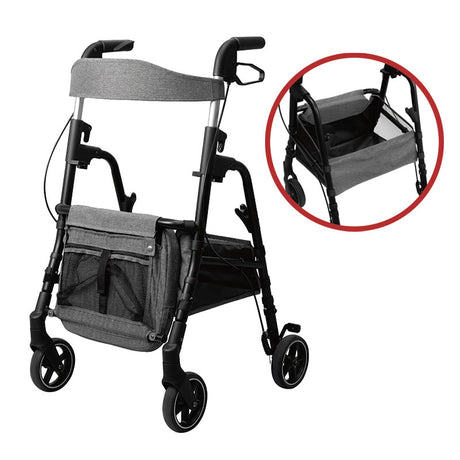 W4 Rollator / Einkaufstrolley, Grün