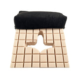 Druckentlastendes Sitzkissen m. Aussparung, 43x43x10 cm
