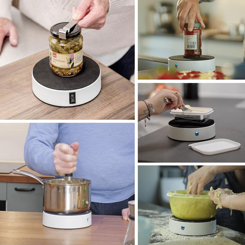 Easy-Up® Halterung für Einhandgebrauch, Mit Zubehör