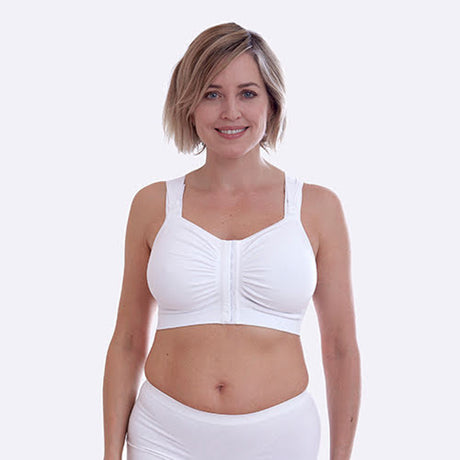 Hvid postoperativ BH - Mirabelle