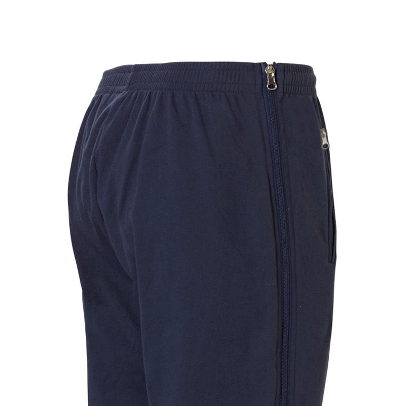 Joggingbukser med lynlås - Blå - Seniorshop